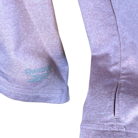 Reebok size Large Pink Long Sleeve Pullover - Picture 3 of 4